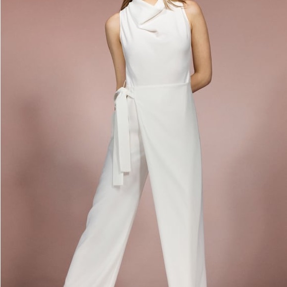 Zara jumpsuit white romper kaftan - Picture 9 of 13